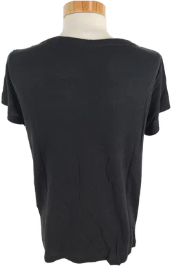 Pull & Bear Damen T-Shirt, kurzarm, schwarz, Größe M - Bild 3