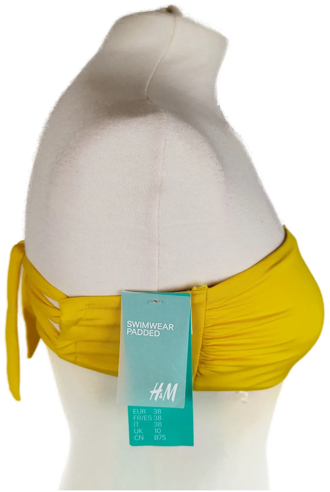 H&M Bade-Top - Gr. 38 / gelb - Bild 1