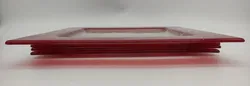 Vintage 4 Stück Große Servierplatten aus Glas. Ø45 cm  - Bild 3