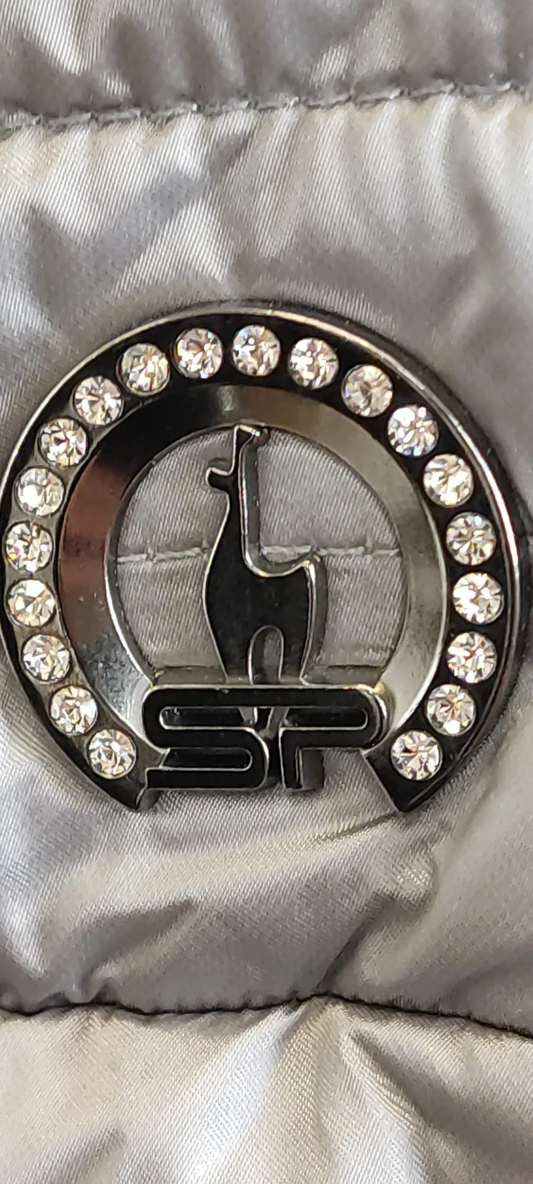 Sportalm Damen Steppmantel silber Gr. 44 – Bild 3