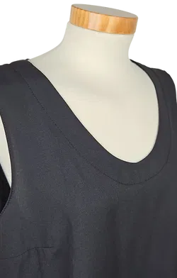 Rena Moden Vintage Damen Top, schwarz - Gr. L  - Bild 4