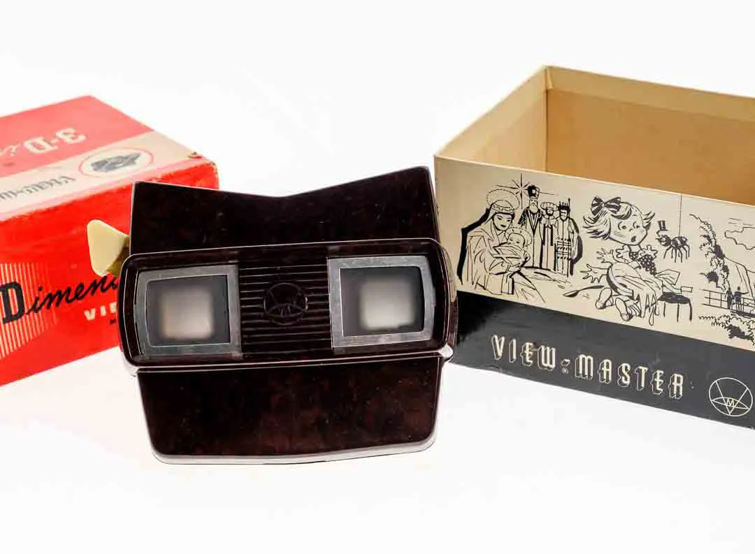 Vintage View-Master 3D Stereo-Betrachter mit Originalverpackung – Bild 2