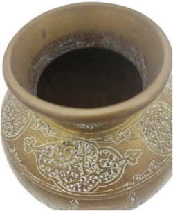 Islamische Arabische Kalligraphie Messingvase | Handgravierter Orientalische Charme – Vorschau 10