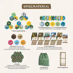 Cascadia – Im Herzen der Natur (KOSMOS, Legespiel) - Bild 2