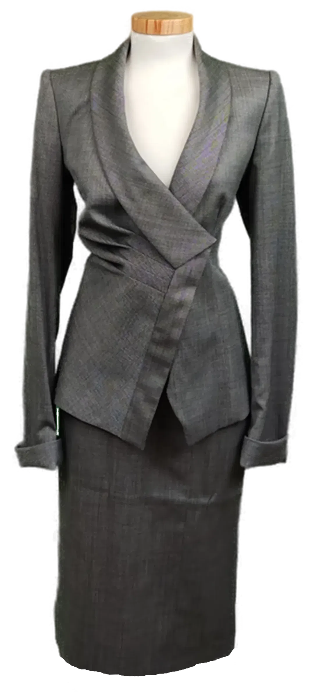 Armani Collezioni Damen Kostüm grau Gr. XXL - Bild 4