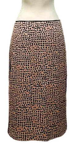 Marc Cain Damen Midirock mehrfarbig gepunktet Gr. XL - Bild 2