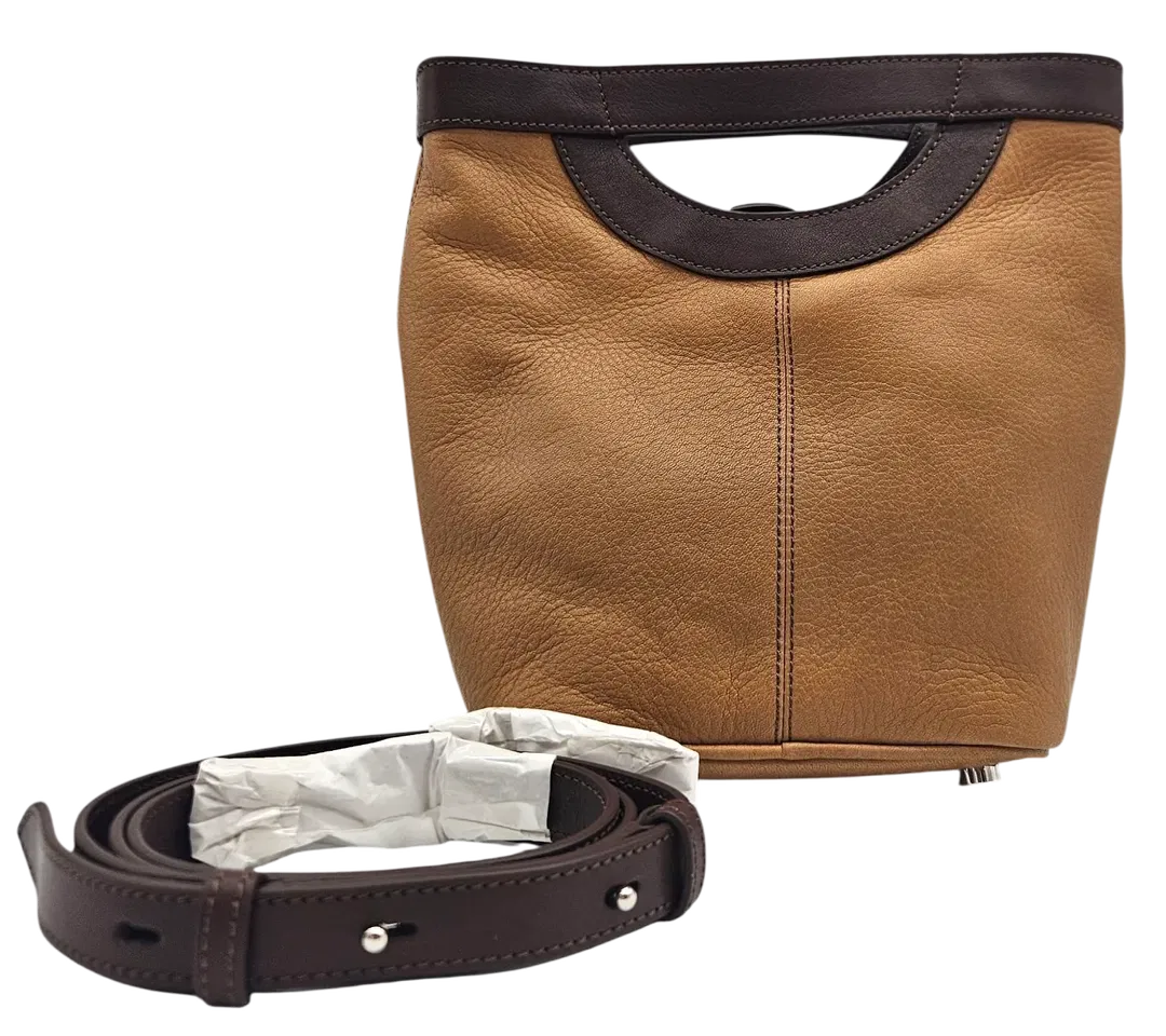 Max V. Kœnig Damen Lederhandtasche, braun - Höhe ca. 22 cm  - Bild 1