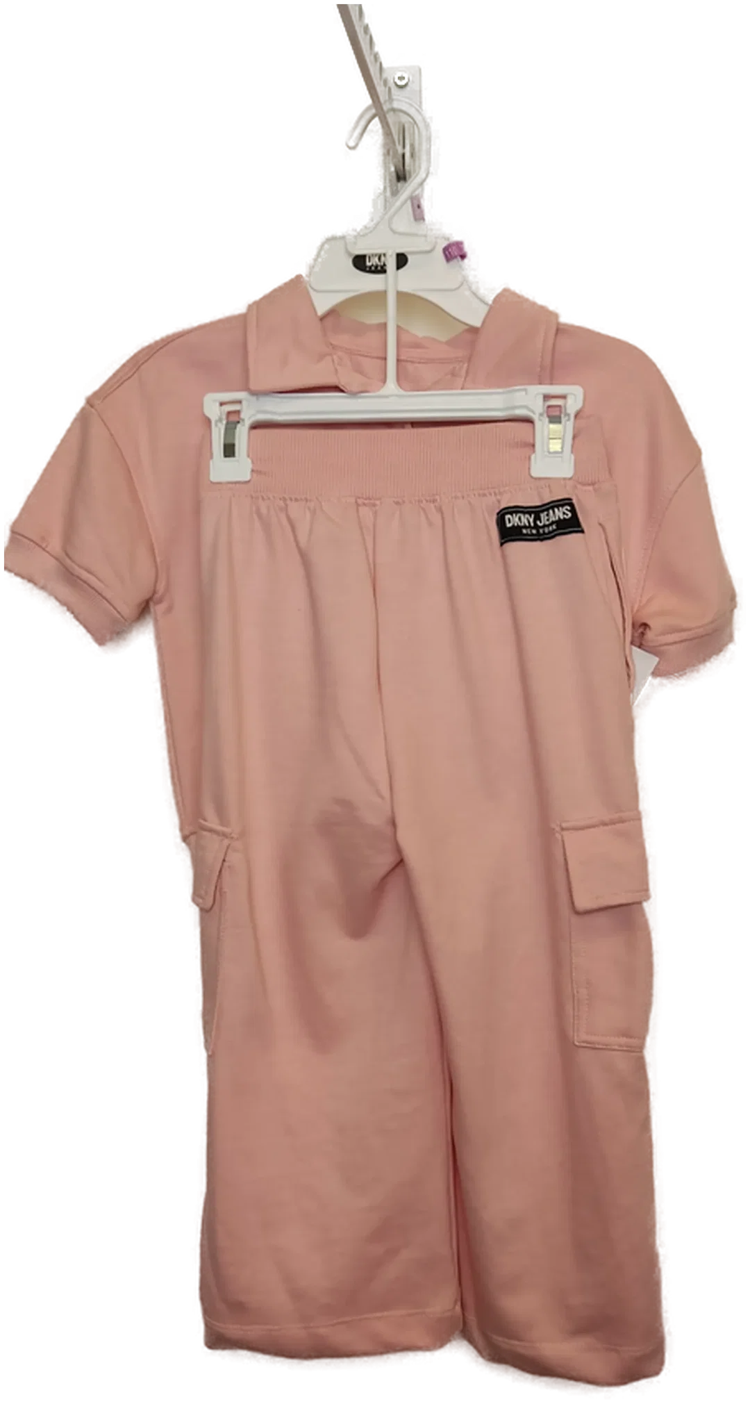 DKNY Kinder Lounge Set rosa Gr. 116 – Bild 4