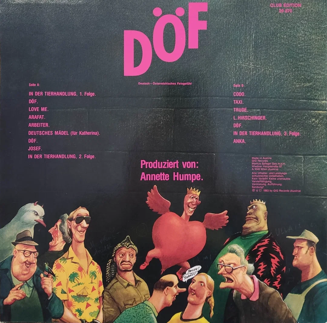 LP Vinyl DÖF "Debütalbum" – Bild 2