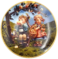 Sammelteller „Kindheitsfreuden der Jahreszeiten“ von M.I. Hummel - Oktober (Teller A 181) – Vorschau 1