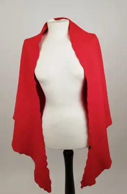 Geiger Schal mit welligem Rand - 100% Reine Schurwolle - Bild 3