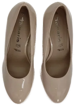 Tamaris Pumps in Lack-Optik, Echtes Leder, Altrosa - Bild 3