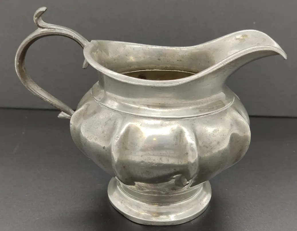 Shaw & Fisher 1835-1894 Zinn Kanne Sauciere – Bild 3