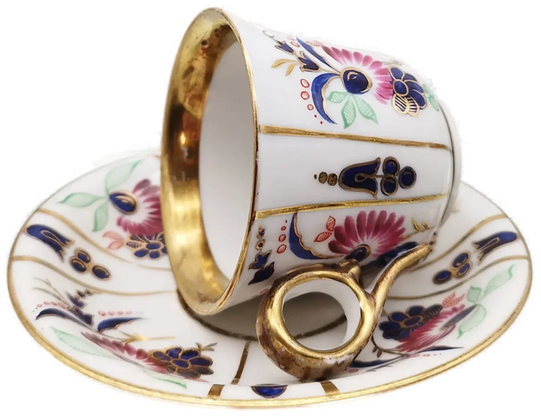 Porzellan-Kaffeegedeck H&C Chodau (Gebraucht, Patina) | Vintage-Schatz - Bild 1