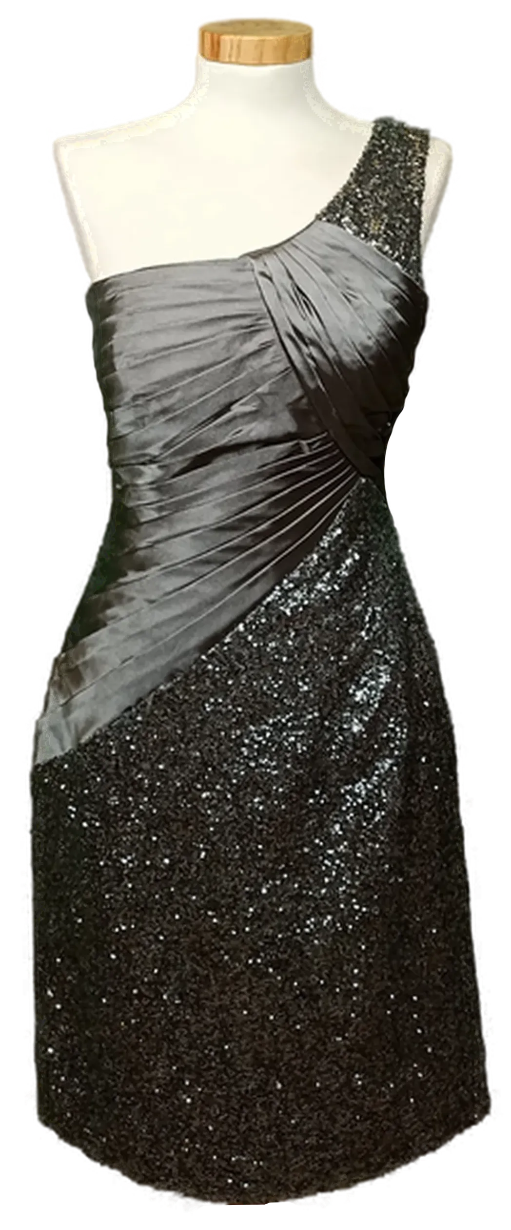 Magic Nights Damen-Midi-Cocktailkleid silber mit Pailletten Gr. S - Bild 4