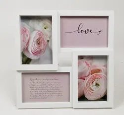 Bilderrahmen für 4 Bilder 10x15 Kunststoff | Für Deine Erinnerungen - Bild 1