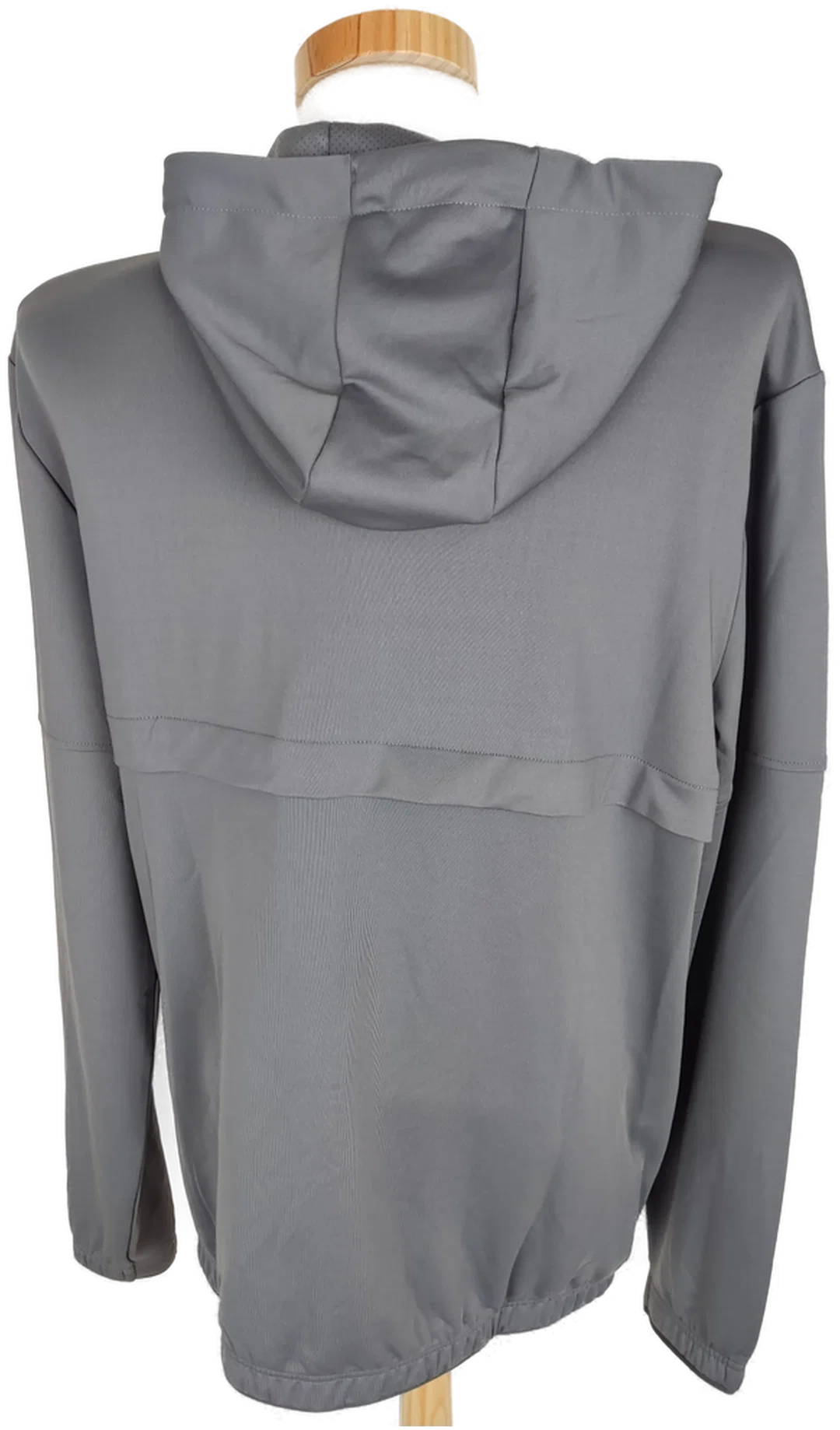 Jacke "Crane", langarm mit Kapuze und Kordel, grau, Größe 48 – Bild 6