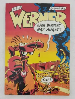 Vintage - Comic - Werner Nr. 8 - Wer bremst hat Angst! - Bild 1