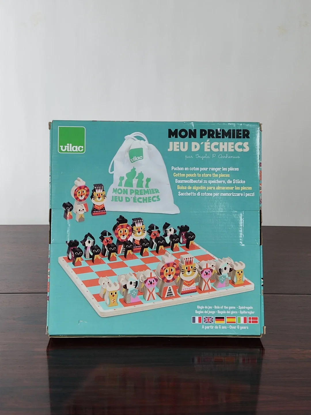 MON PREMIER JEU D´ÉCHECS - Schachspiel aus Holz für Kinder - vilac – Bild 3