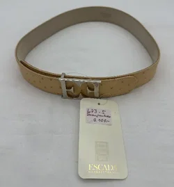 Escada Straußenleder - Damen Umhängetasche und Gürtel - Set  - Bild 5