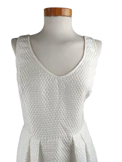 Armani Damen Midikleid, weiß - Gr. 42/XL - Bild 4