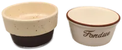 Schokofondue Set, Keramik, Weihnachten - Bild 2