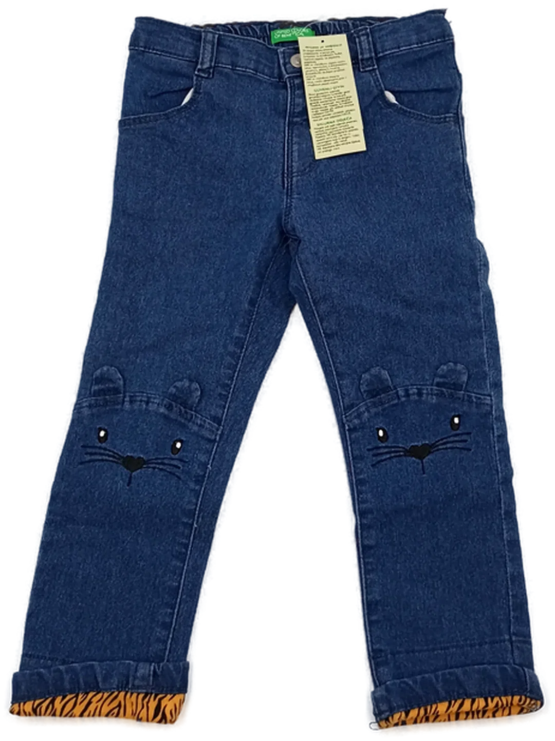 United Colors of Benetton Kinderjeans blau Gr. 104 - Bild 1