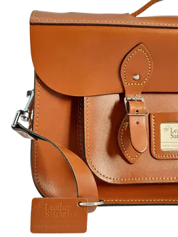 The Leather Satchel Co Aktentasche, braun - Bild 6