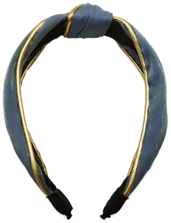 Schimmernder Haarreif mit goldenen Details - Bild 2