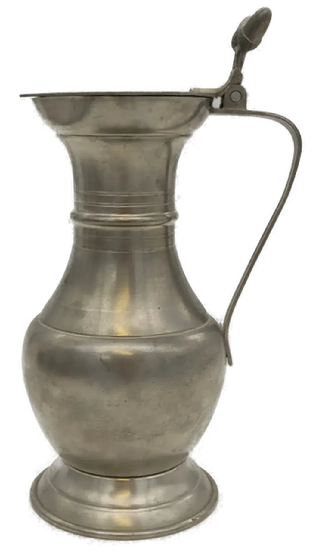 Zinnbecher Set 6-teilig von BMF (Bayerische Metallwarenfabrik) - Mittelalterliches Reliefmotiv - Reinzinn, inkl. Zinnkanne mit Deckel – Bild 6