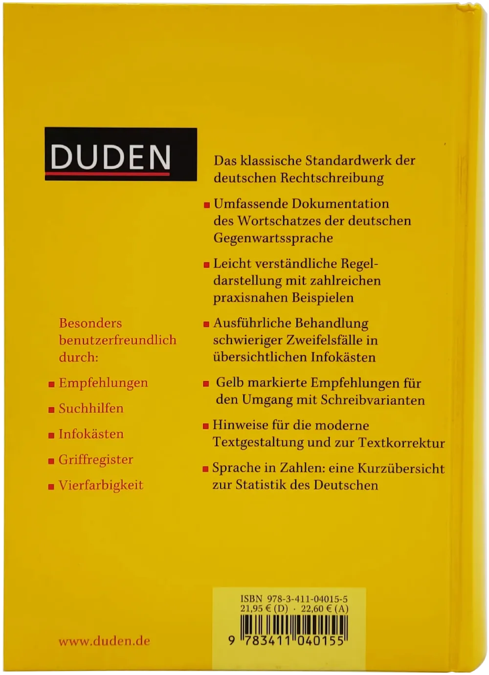 Buch "Die deutsche Rechtschreibung (25. Auflage)" von Duden – Bild 2