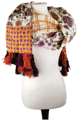 Altea Frühlingsschal - ca. 170cm / 100% Schurwolle - Bild 1