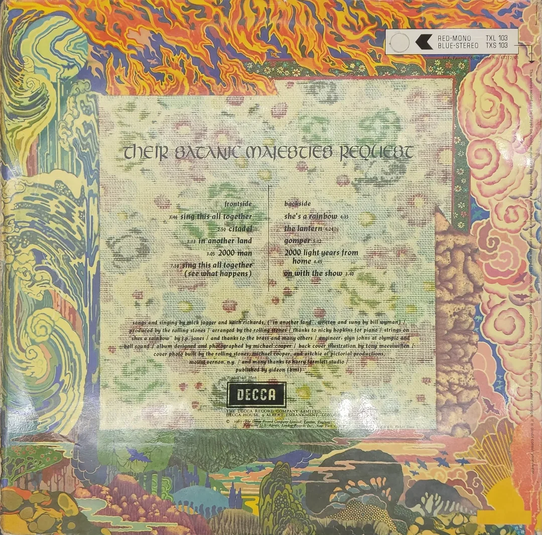 LP Vinyl The Rolling Stones "Their Satanic Majesties Request" – Bild 2