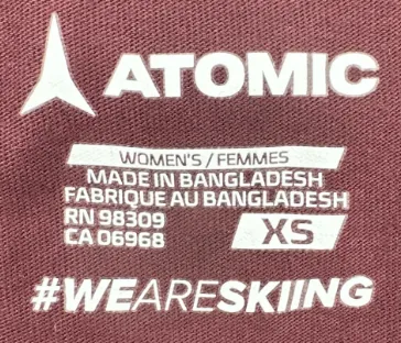 Atomic - Damen T-Shirt - Gr. XS – Bild 4