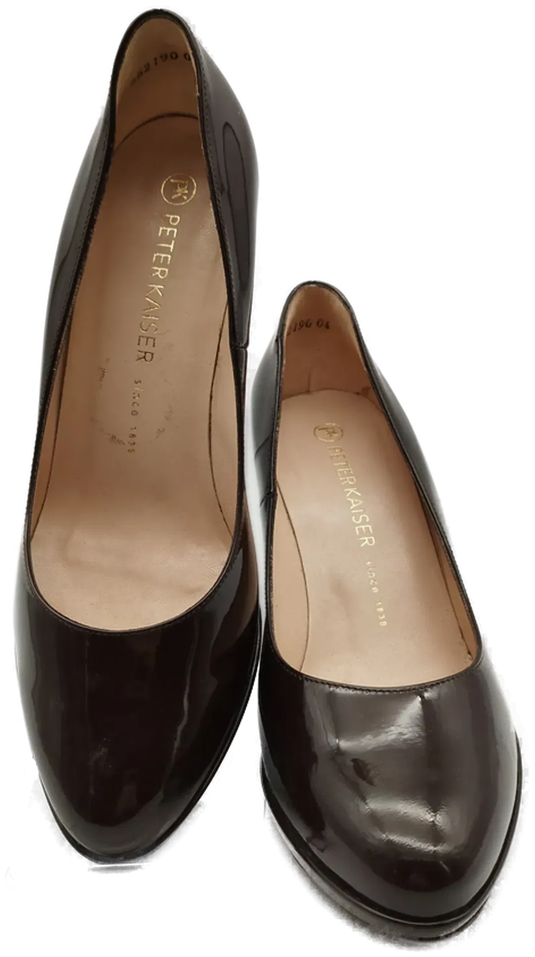 Braune Peter Kaiser Heels - Gr. 38 / Glossy - Bild 4