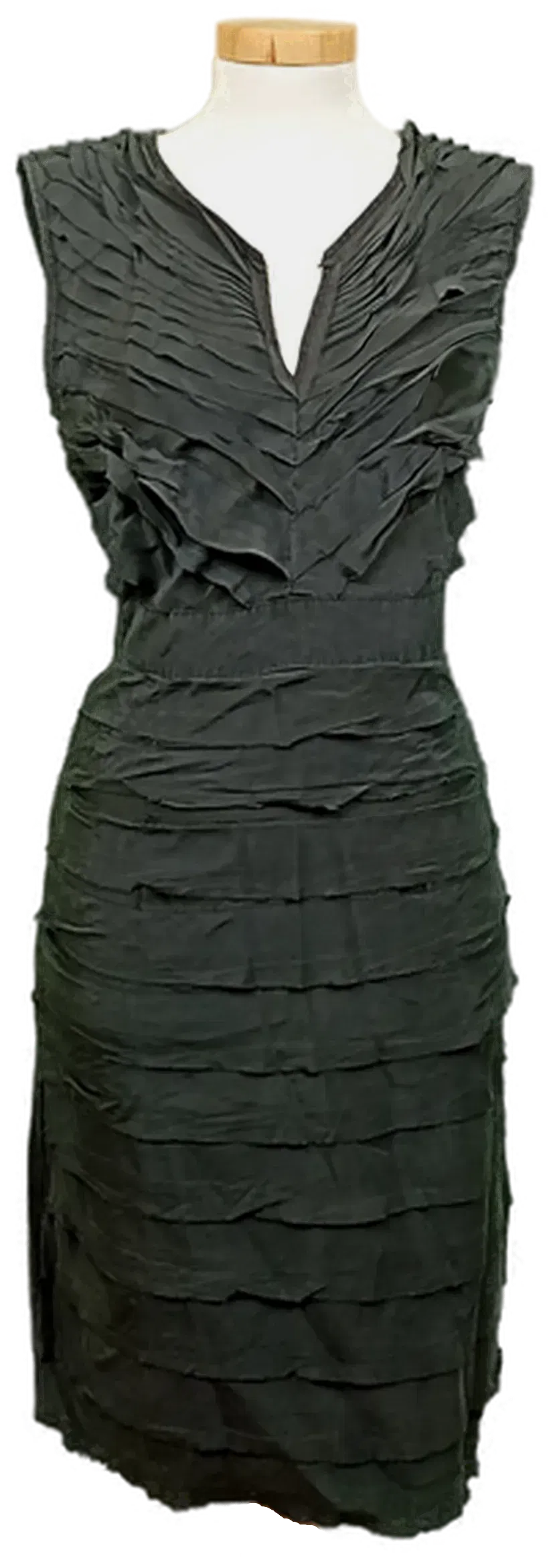 Marc Cain Damen Midikleid grau Gr. S - Bild 4