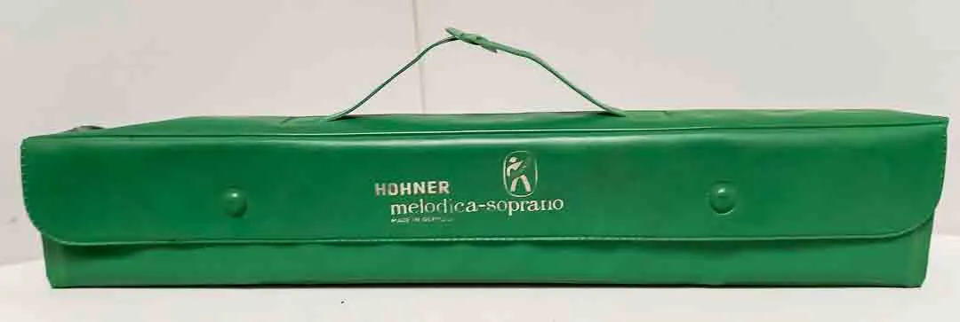 Hohner Melodica Soprano Vintage Musikinstrument Grün ca. 34 cm – Bild 2