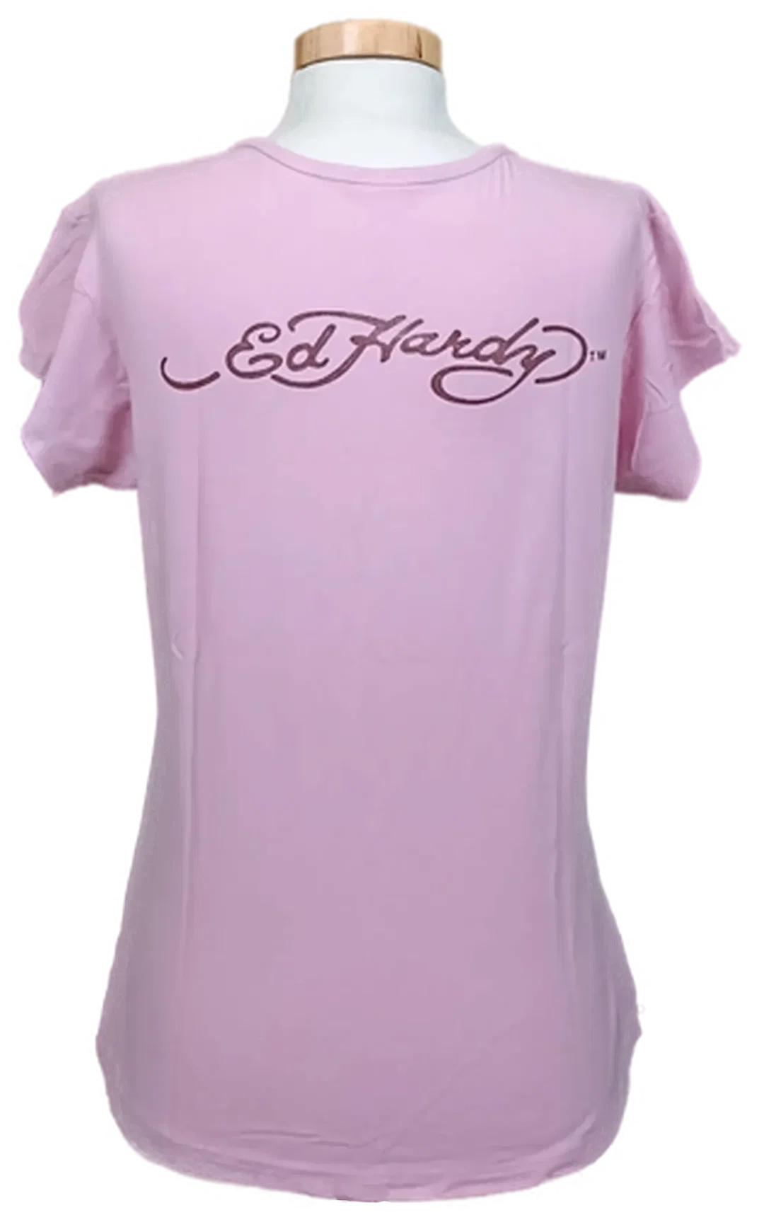 Ed Hardy Damen T-Shirt pink gemustert Gr. M – Bild 2