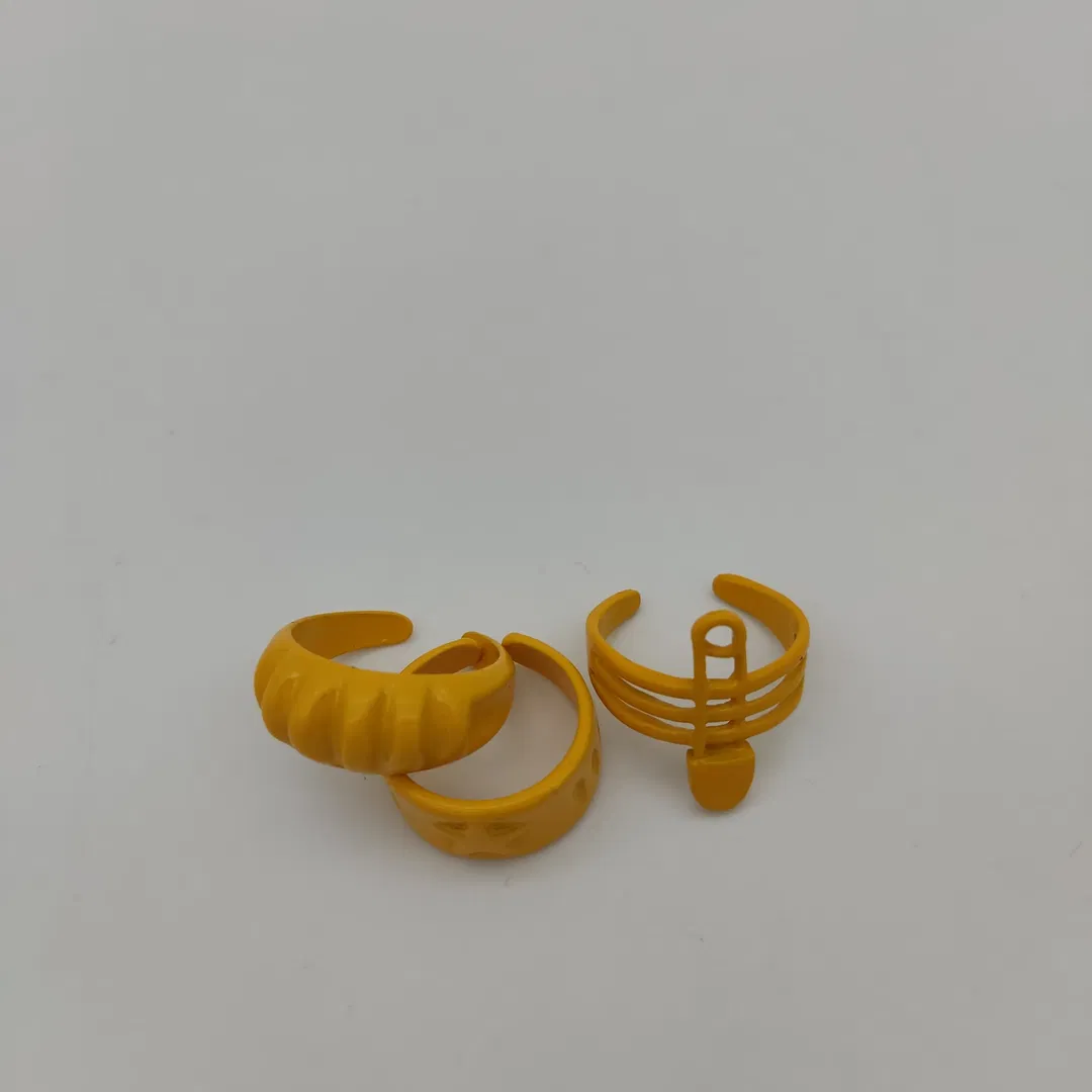 3er Ringset gelb - Bild 1