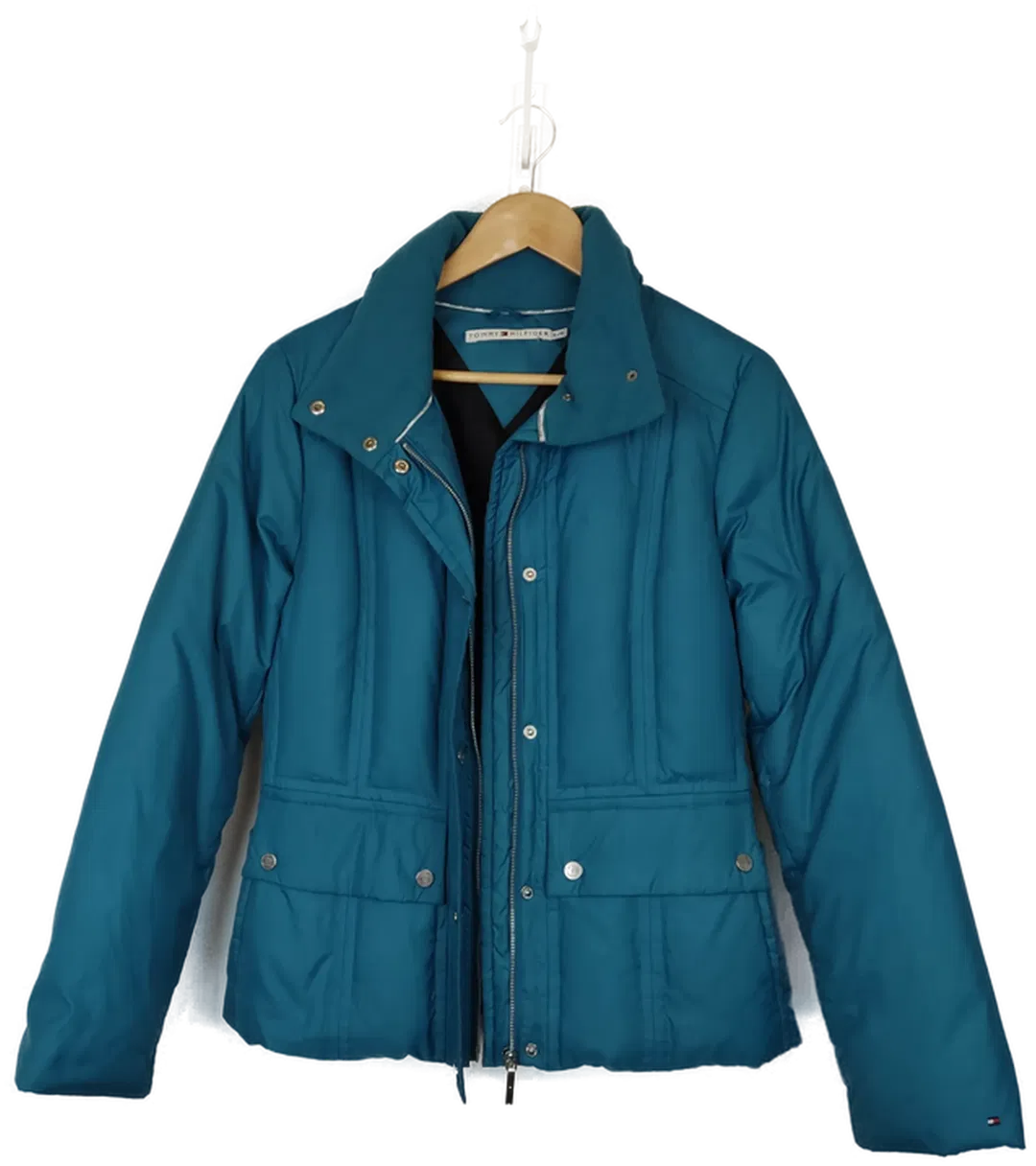 Tommy Hilfiger Damen Jacke petrol Gr. L - Bild 4