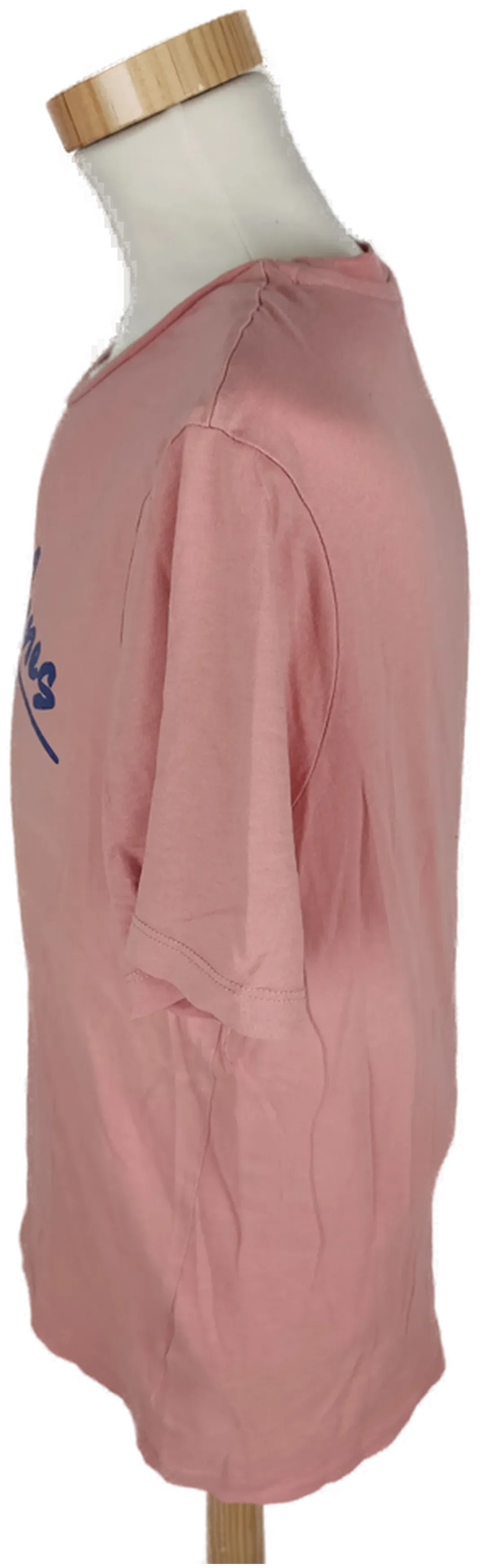 T-Shirt "Jack&Jones", kurzarm mit Rundhalsausschnitt, rosa mit Aufdruck , Größe M – Bild 3