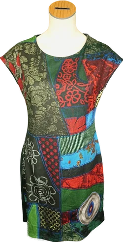 Desigual Damenkleid gemustert Gr. L