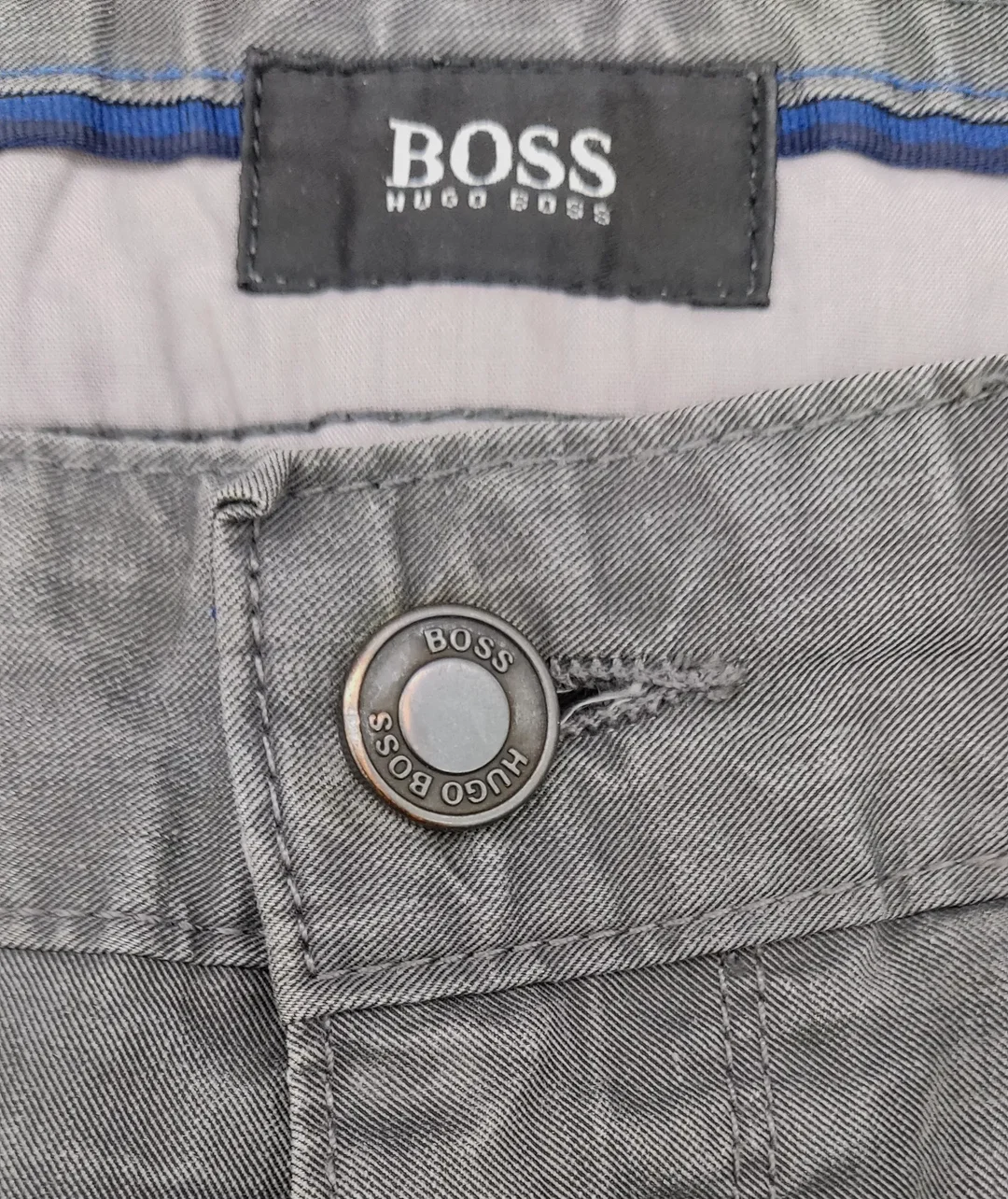 Boss Herren Hose grau Gr. 33/30 – Bild 4