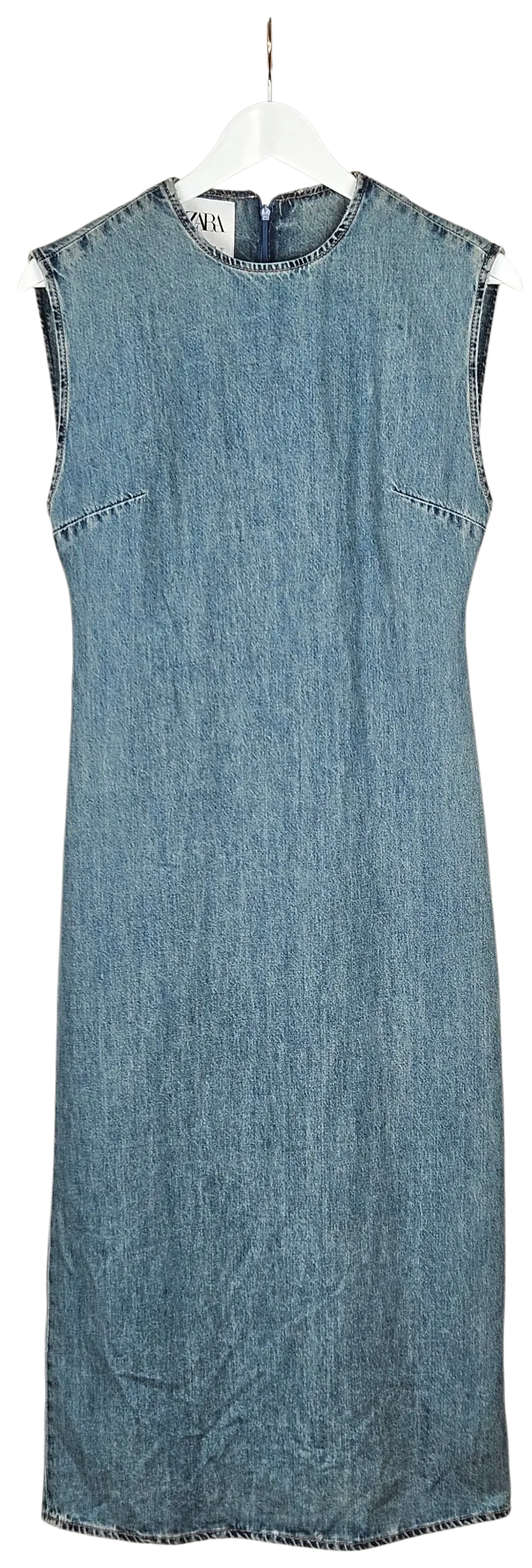 ZARA Damen Jeanskleid, blau - Gr. S - Bild 1