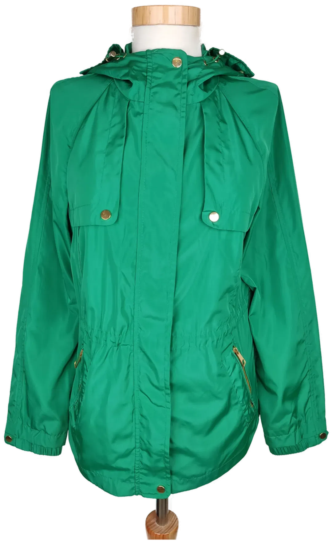 Zara Basic Damen Übergangsjacke grün - S/36 - Bild 4