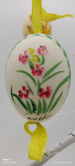 Handbemalte Ostereier-Set Eduscho Zum Aufhängen | Ohne Baum - Bild 6