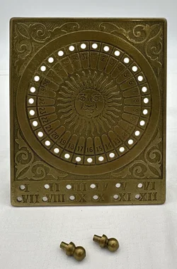Vintage - Messing Tischkalender – Vorschau 4