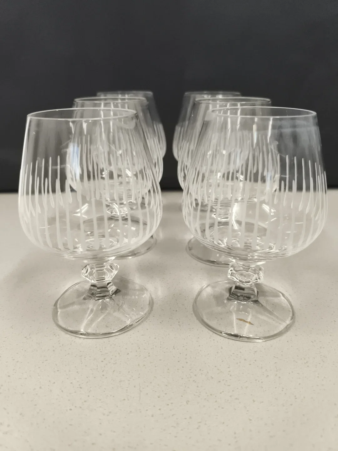 Set 6 Cognacgläser, Vintage, 1960er – Bild 2