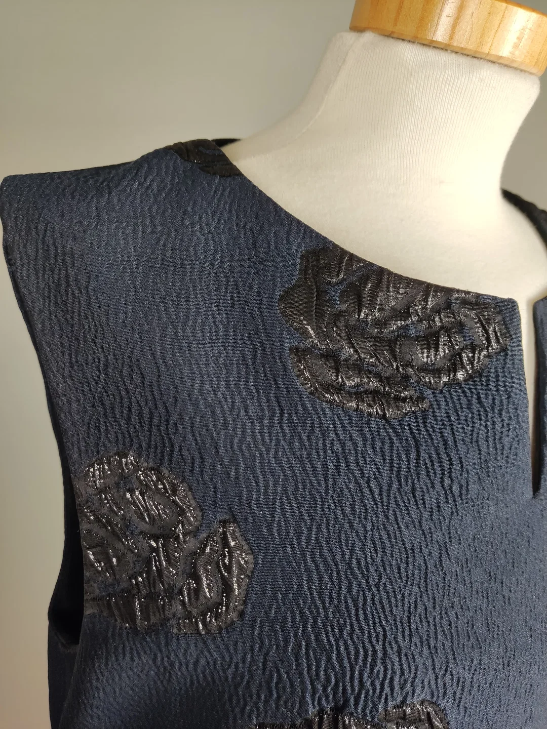 Barbara Schwarzer Damen Zweiteiler, Kleid mit Mantel dunkelblau - L / 40 – Bild 7