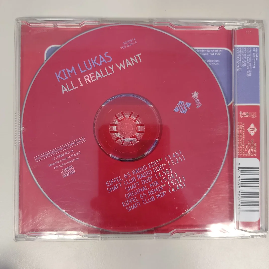 Kim Lukas - all i really want (CD Hülle defekt)!!! – Bild 2